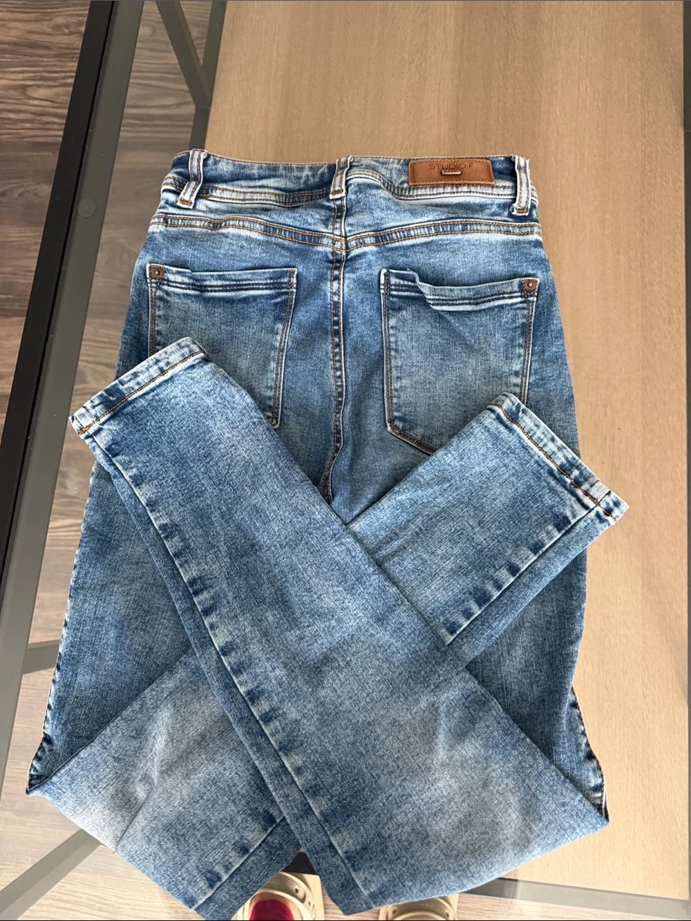 Classic Blue Skinny Jeans for Women - Light Blue Denim